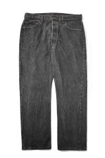 画像1: 88' Used Levi's 501 Denim Pants Black made in USA リーバイス 先染め (1)