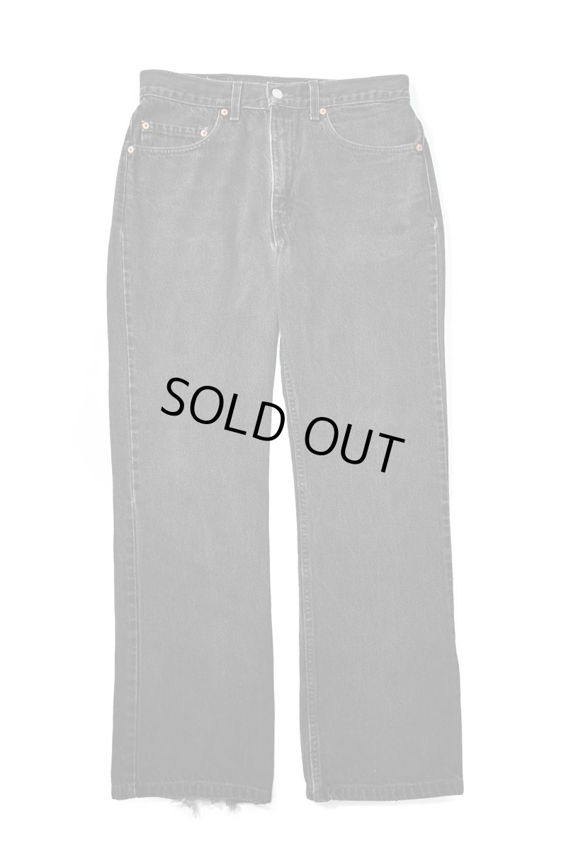 画像1: 00' Used Levi's 517 Denim Pants Black made in Mexico リーバイス (1)