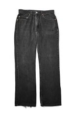 画像1: 00' Used Levi's 517 Denim Pants Black made in Mexico リーバイス (1)