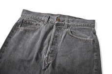画像2: 90' Used Levi's 501 Denim Pants Black made in USA リーバイス 先染め (2)