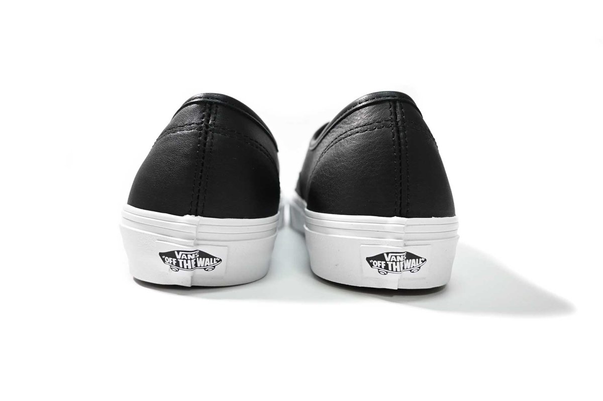 画像5: VANS Authentic Leather Black/True White バンズ　 (5)