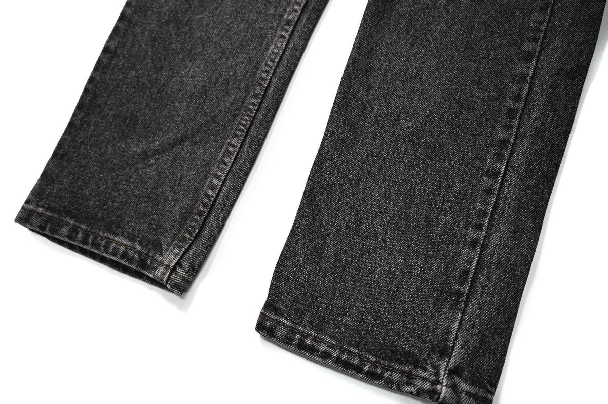 画像3: 90' Used Levi's 505 Denim Pants Black made in USA リーバイス 先染め (3)