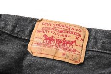 画像5: 88' Used Levi's 501 Denim Pants Black made in USA リーバイス 先染め (5)