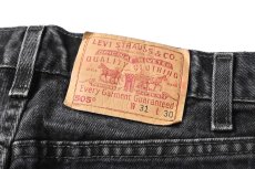 画像5: 00' Used Levi's 505 Denim Pants Black made in USA リーバイス (5)
