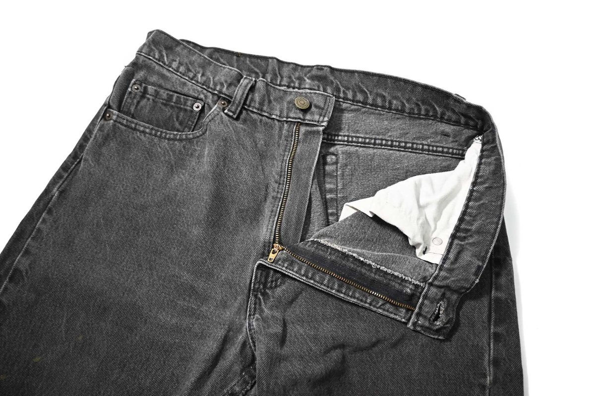 画像6: 91' Used Levi's 505 Denim Pants Black made in USA リーバイス (6)