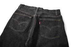 画像4: 95' Used Levi's 501 Denim Pants Black made in USA リーバイス 先染め (4)