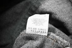 画像8: 90' Used Levi's 505 Denim Pants Black made in USA リーバイス 先染め (8)