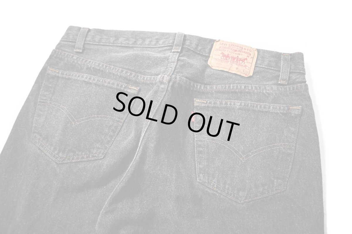 画像4: 88' Used Levi's 501 Denim Pants Black made in USA リーバイス 先染め (4)