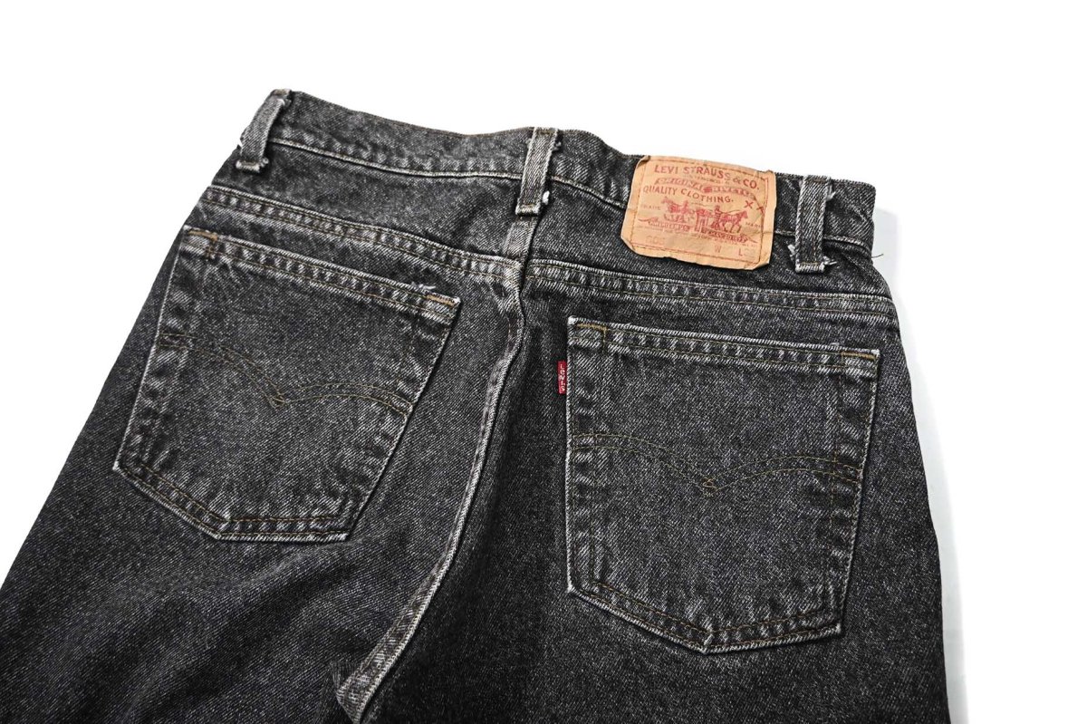 画像4: 90' Used Levi's 505 Denim Pants Black made in USA リーバイス 先染め (4)