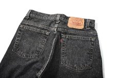 画像4: 90' Used Levi's 505 Denim Pants Black made in USA リーバイス 先染め (4)