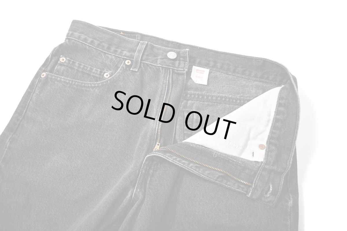 画像6: 00' Used Levi's 517 Denim Pants Black made in Mexico リーバイス (6)