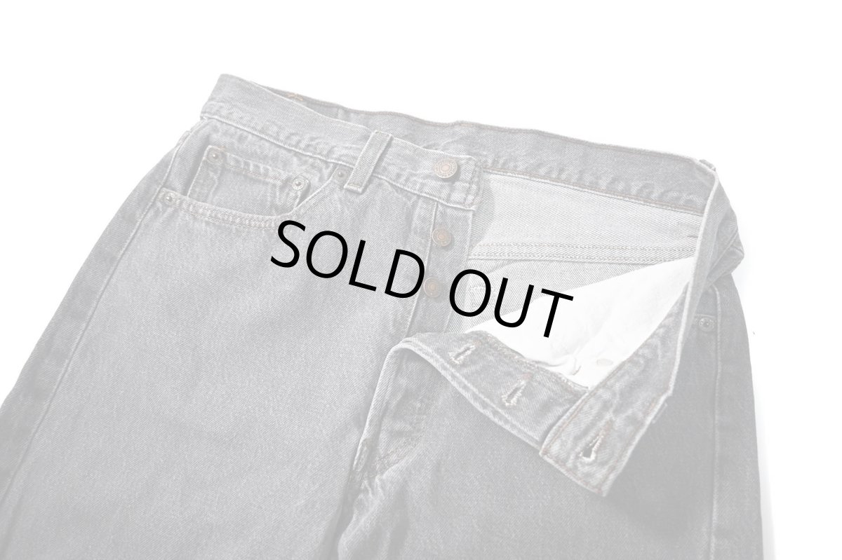画像6: 90' Used Levi's 501 Denim Pants Black made in USA リーバイス 先染め (6)