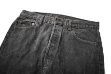 画像2: 88' Used Levi's 501 Denim Pants Black made in USA リーバイス 先染め (2)