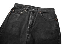 画像2: 00' Used Levi's 517 Denim Pants Black made in Mexico リーバイス (2)
