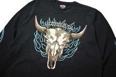 画像2: 90s Used Harley-Davidson L/S Print Tee made in USA (2)