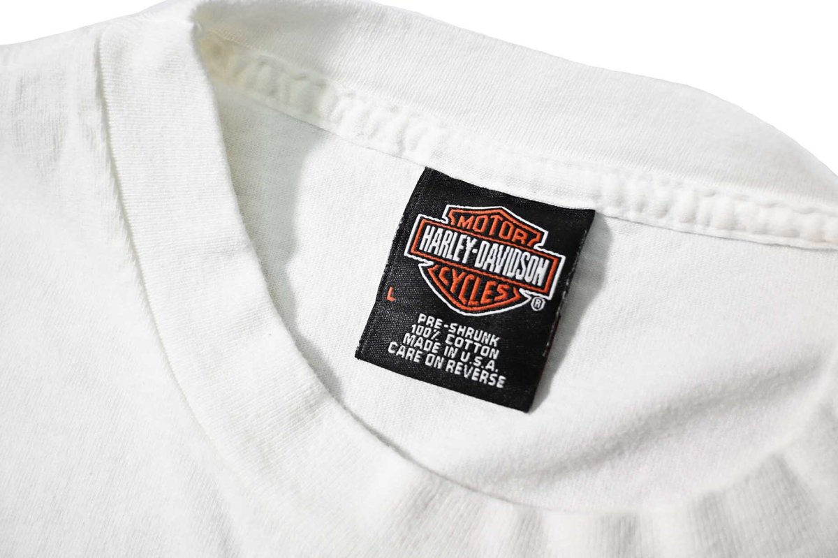 画像8: 90-00s Used Harley-Davidson L/S Print Tee made in USA (8)
