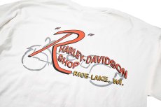 画像9: 90s Used Harley-Davidson L/S Print Tee made in USA (9)