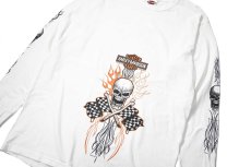 画像2: 10s Used Harley-Davidson L/S Print Tee (2)