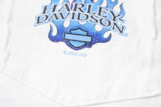 画像4: 90-00s Used Harley-Davidson L/S Print Tee made in USA (4)