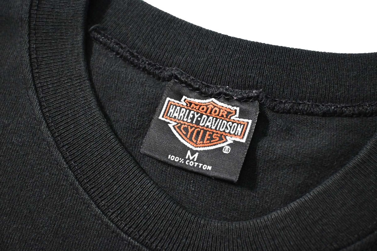 画像7: 90s Used Harley-Davidson L/S Print Tee made in USA (7)