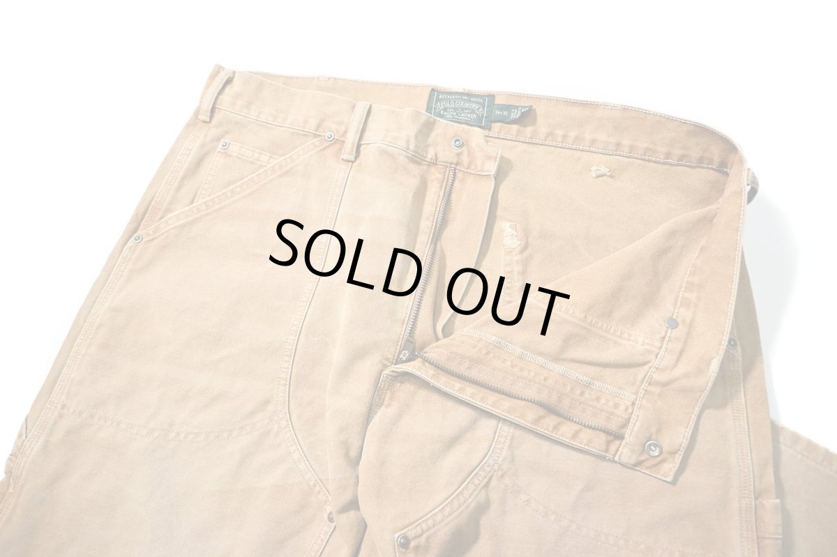 画像6: Used Polo Country Ralph Lauren Double Knee Duck Carpenter Pants ラルフローレン (6)