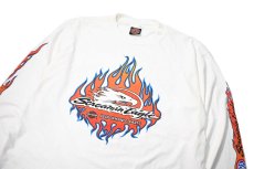 画像2: 90s Used Harley-Davidson L/S Print Tee made in USA (2)
