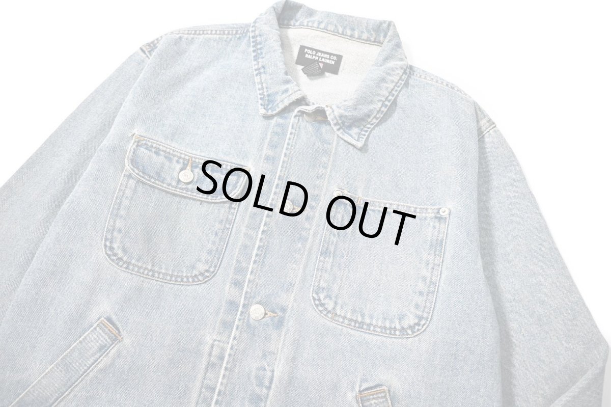 画像3: 90s Used Polo Jeans Co. Ralph Lauren Denim Jacket ラルフローレン (3)