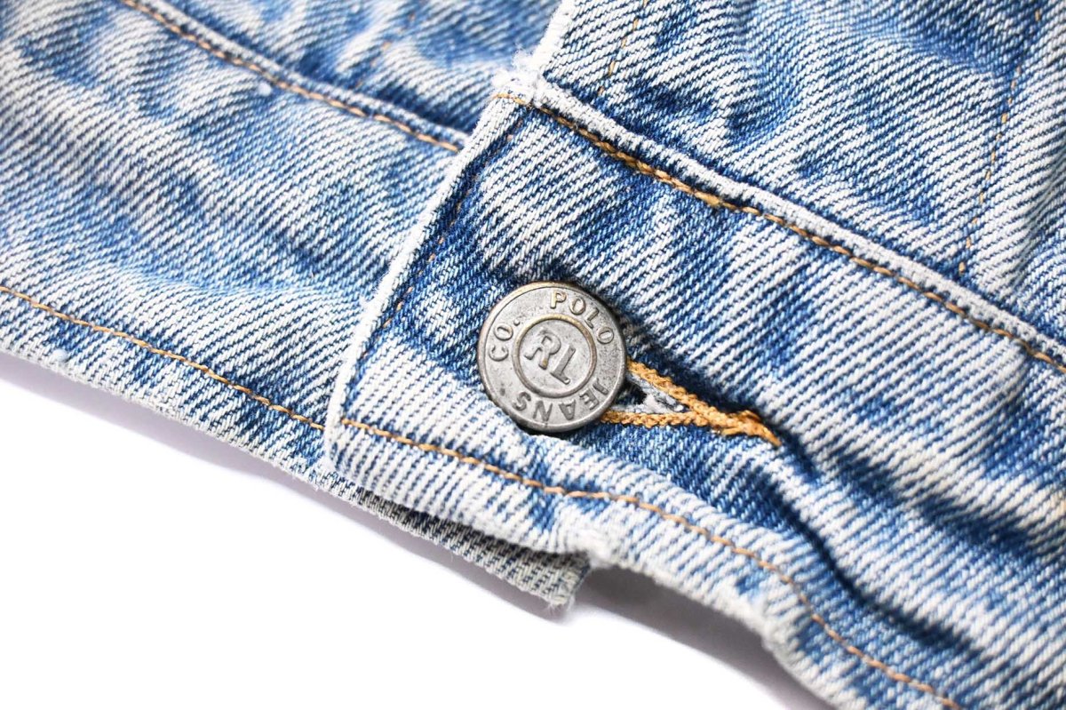 画像5: 90s Used Polo Jeans Co. Ralph Lauren Denim Jacket ラルフローレン (5)