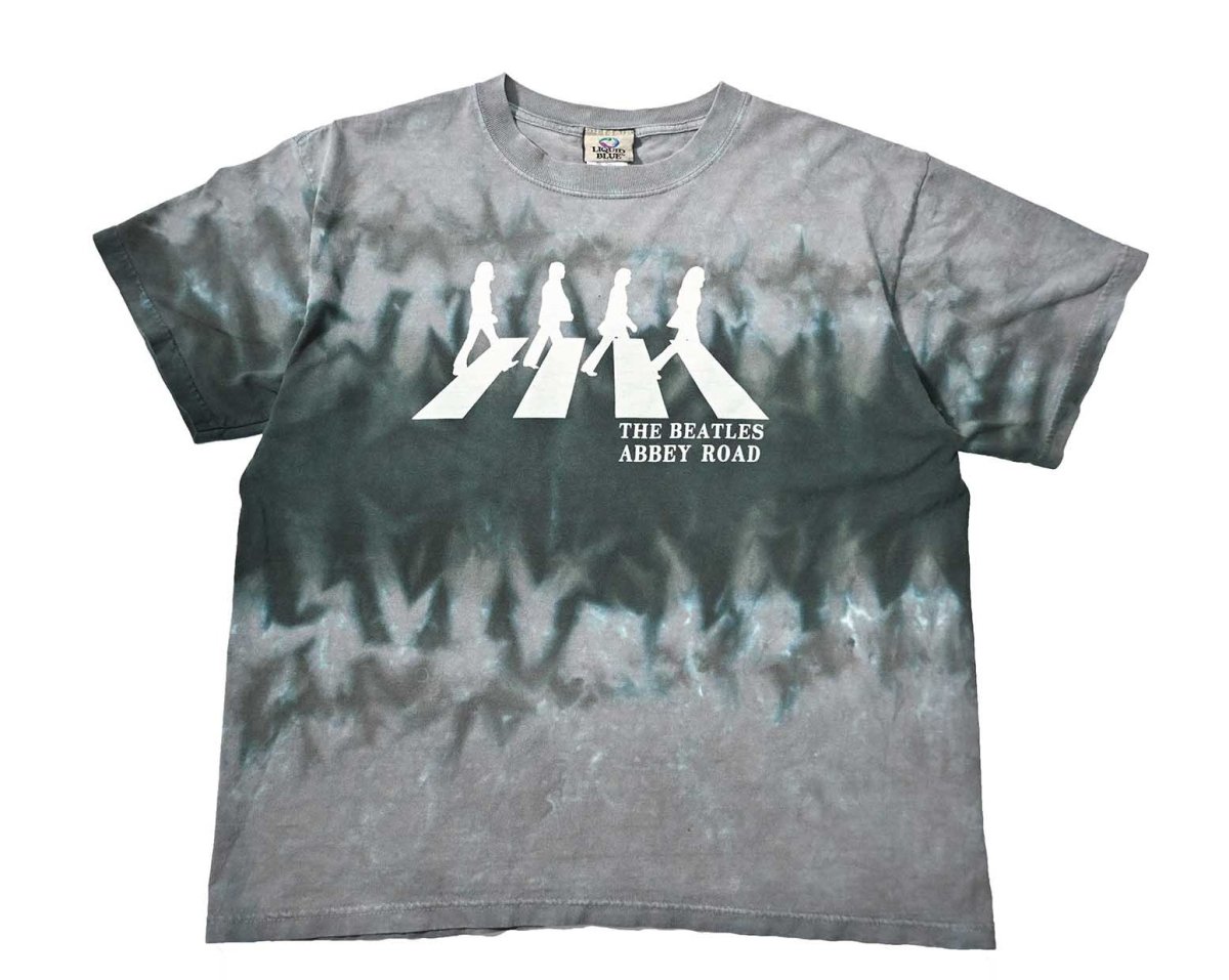 画像1: 00s Used The Beatles Print Tee (1)