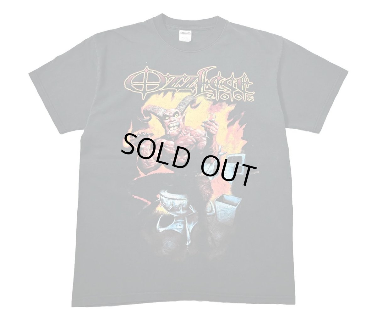 画像1: 00s Used Ozzfest Print Tee (1)