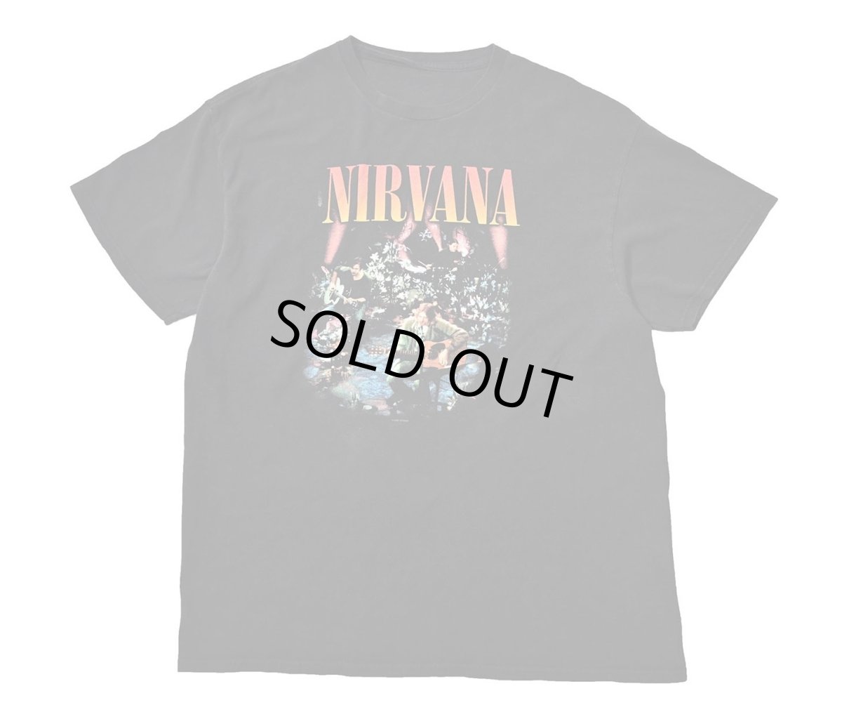 画像1: 00s Used Nirvana Print Tee (1)