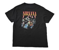 画像1: 00s Used Nirvana Print Tee (1)