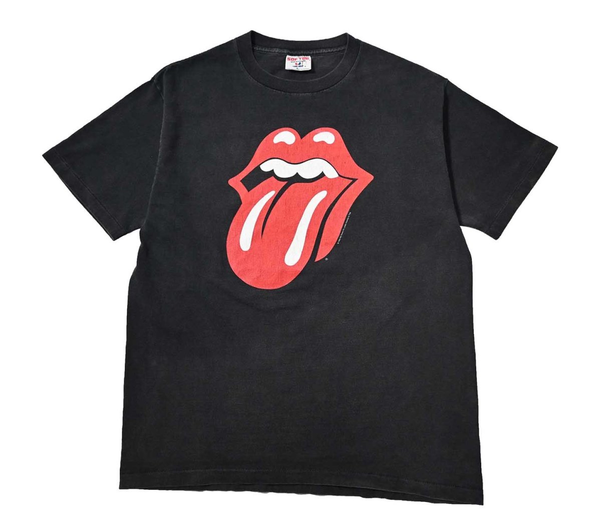 画像1: 90s Used The Rolling Stones Print Tee made in USA (1)