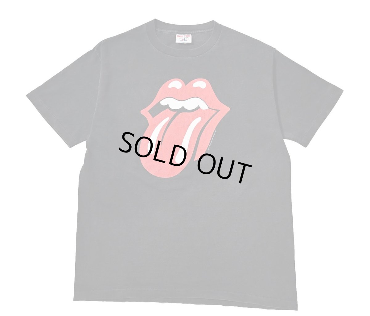 画像1: 90s Used The Rolling Stones Print Tee made in USA (1)