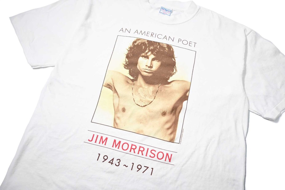 画像2: 90s Used Jim Morrison Print Tee (2)
