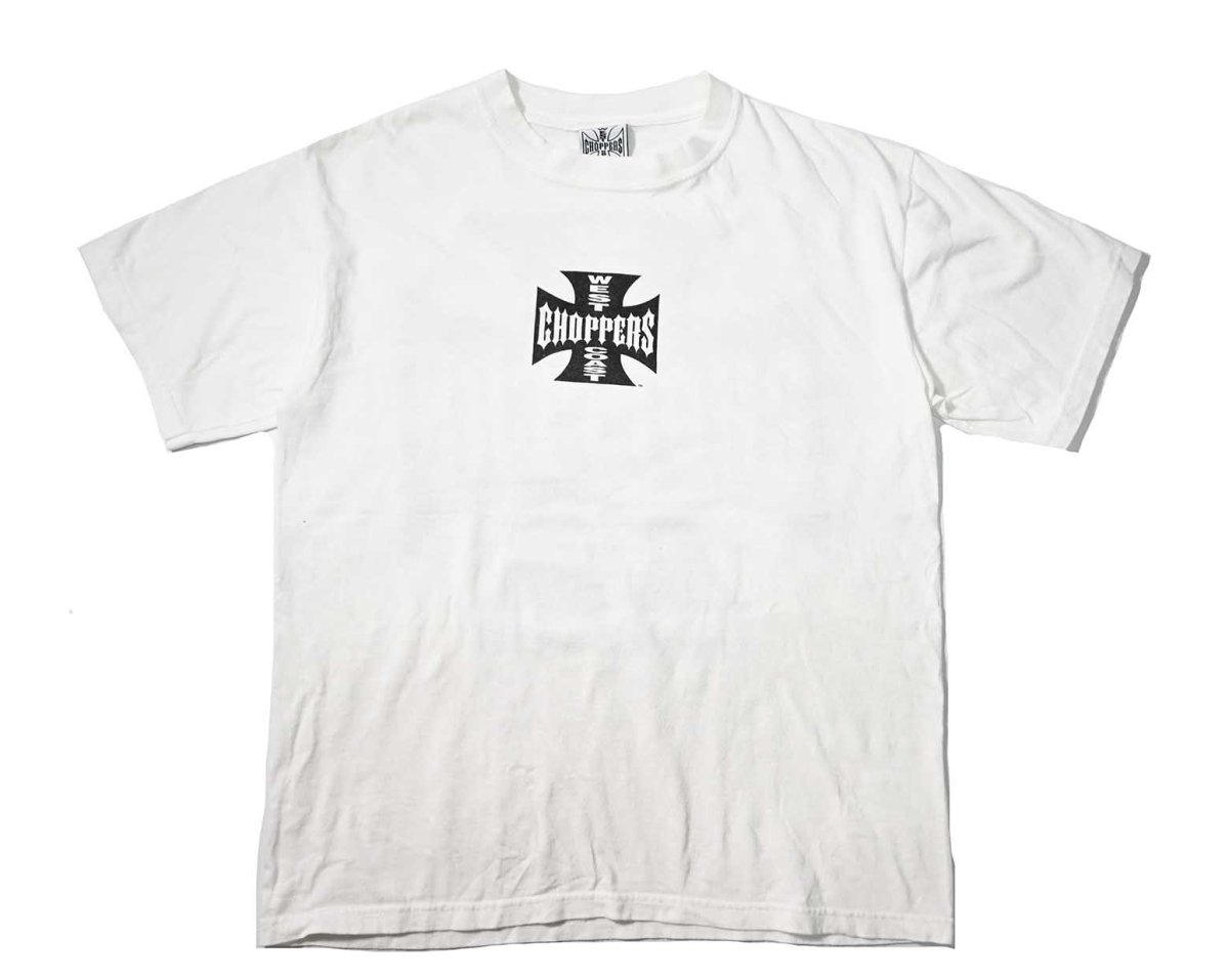 画像1: 00s Used West Coast Choppers Print Tee (1)