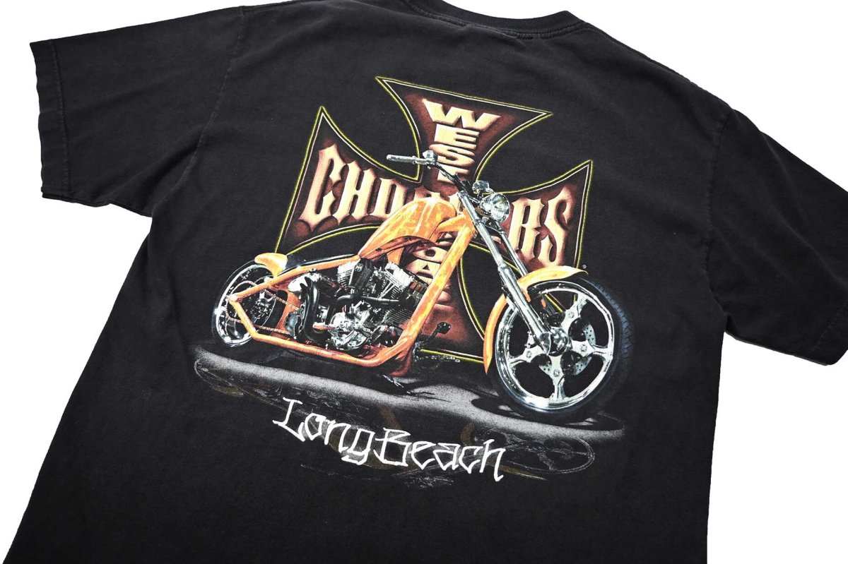 画像4: 00s Used West Coast Choppers Print Tee (4)