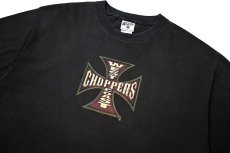 画像2: 00s Used West Coast Choppers Print Tee (2)