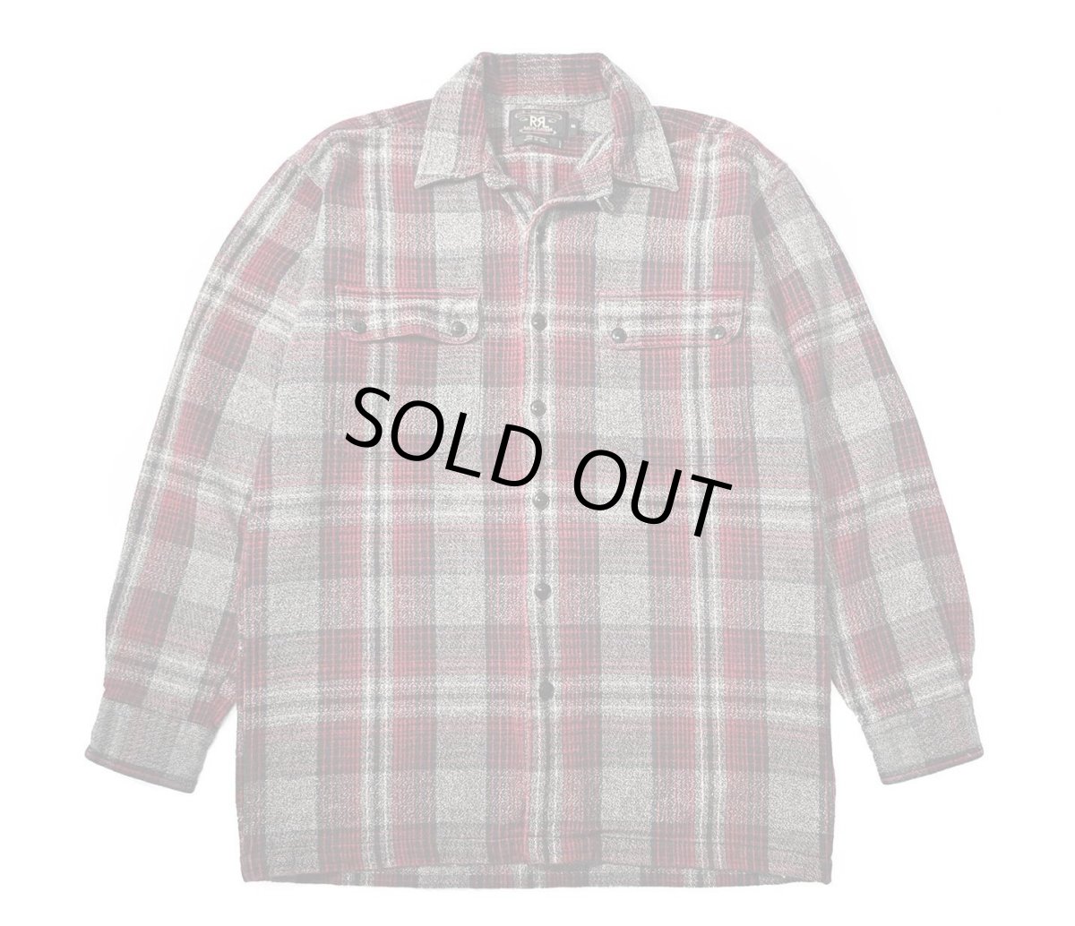画像1: 90s Used RRL Open Collar Shirt (1)