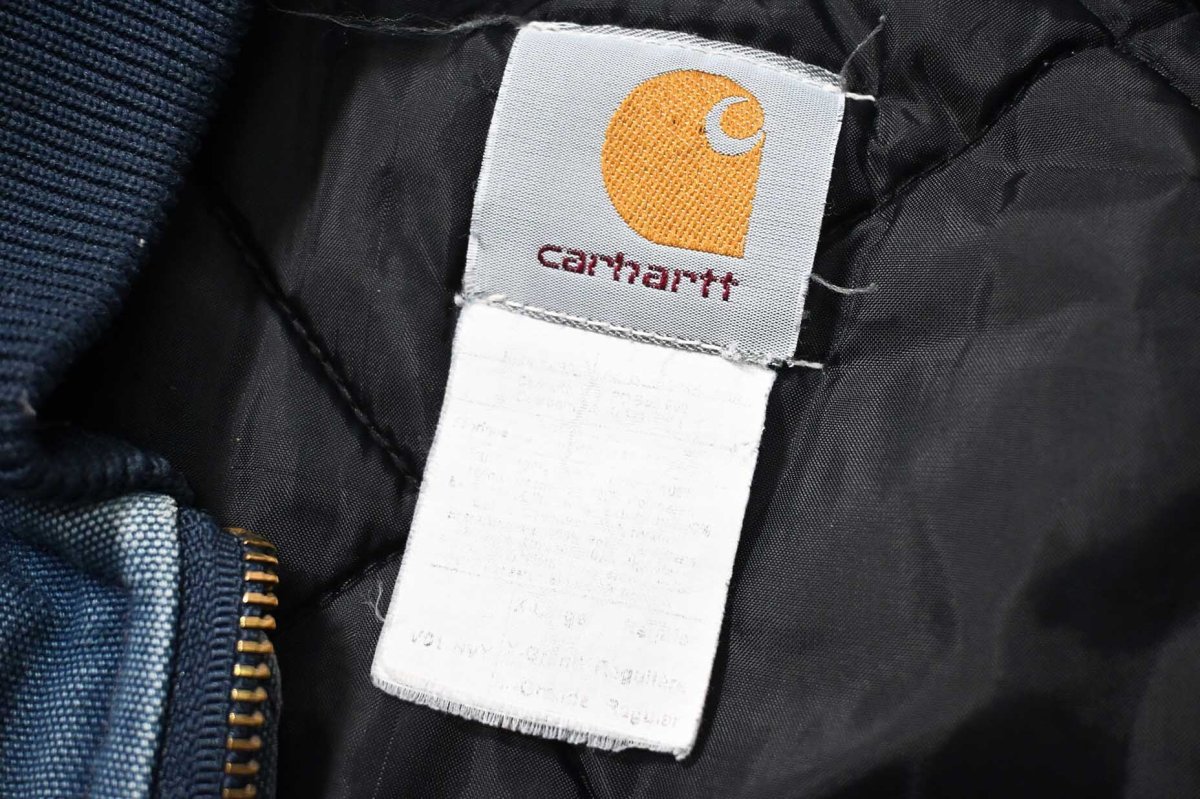 画像5: 00s Used Carhartt Quilt Lined Duck Vest made in USA (5)