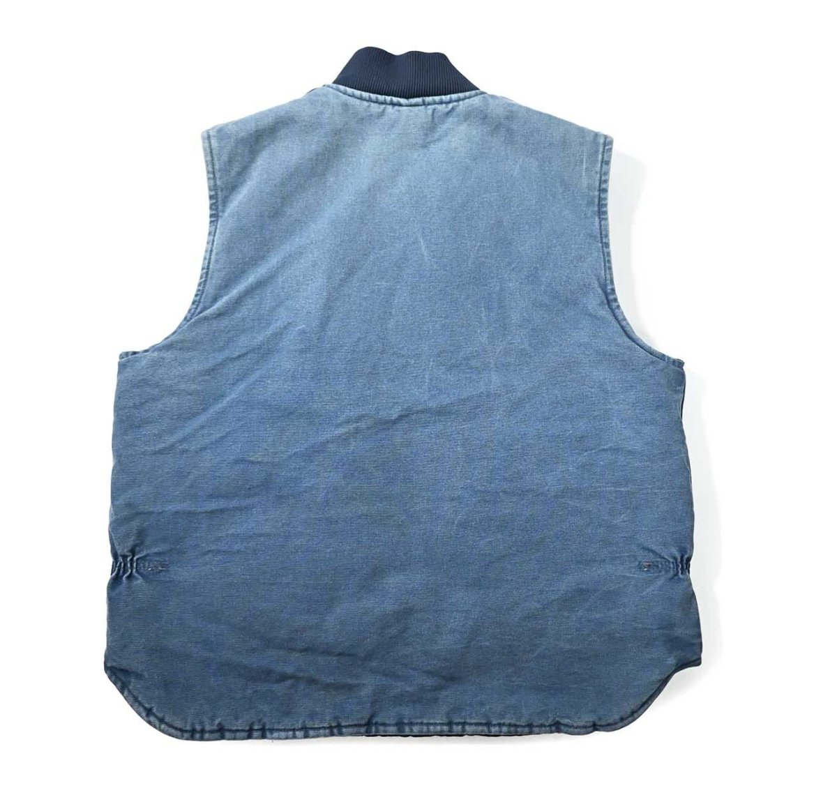 画像2: 00s Used Carhartt Quilt Lined Duck Vest made in USA (2)