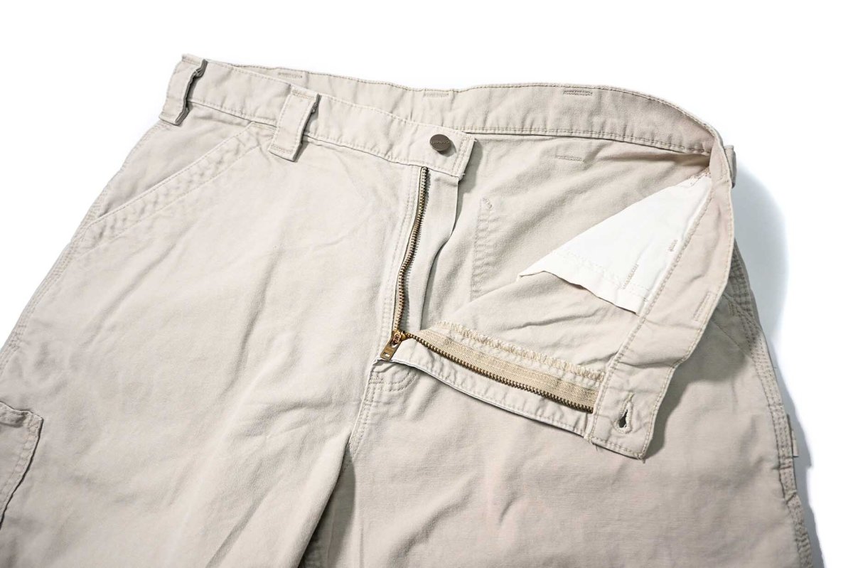 画像4: Used Carhartt Canvas Utility Work Short Tan (4)