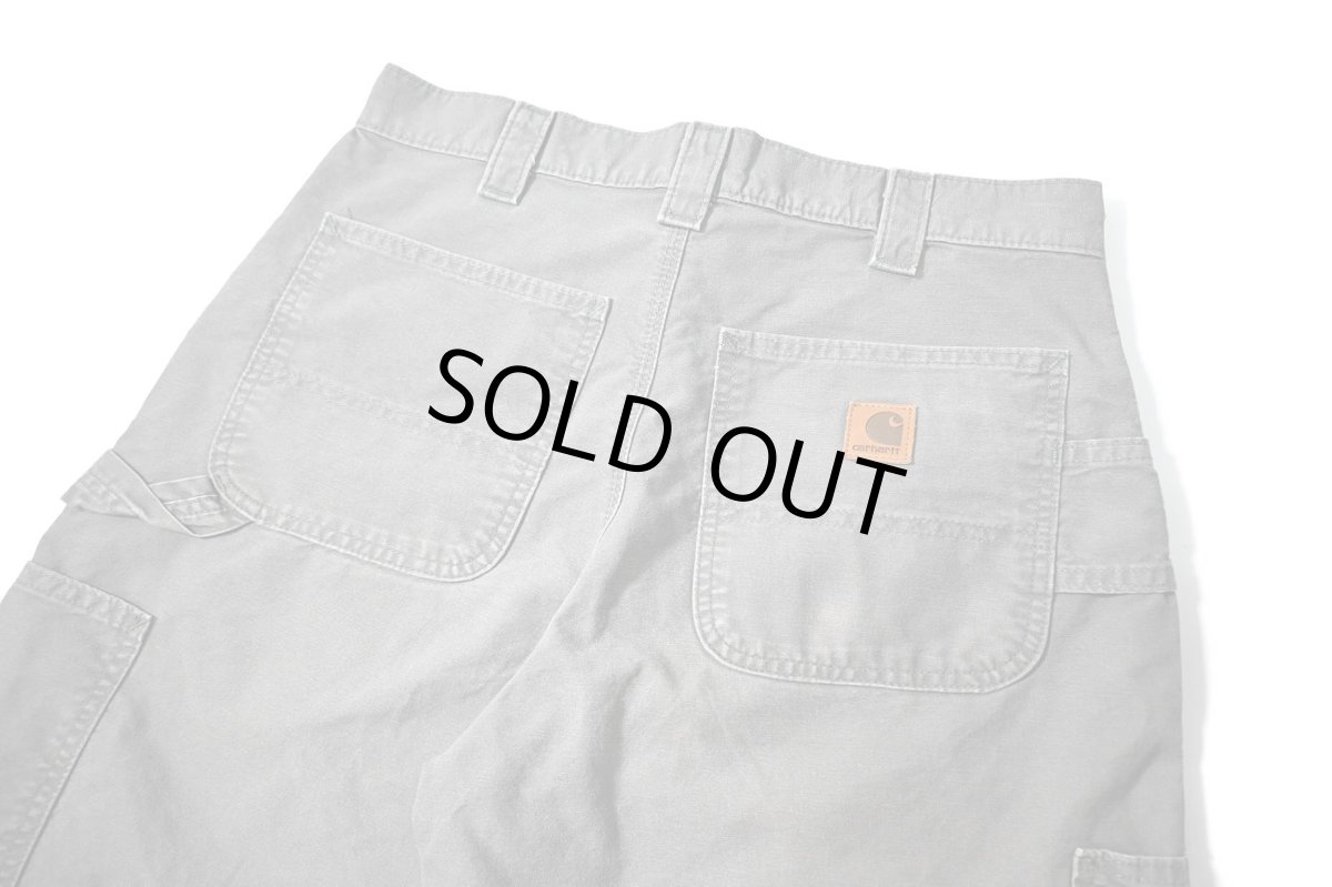 画像3: Used Carhartt Canvas Utility Work Shorts Moss (3)