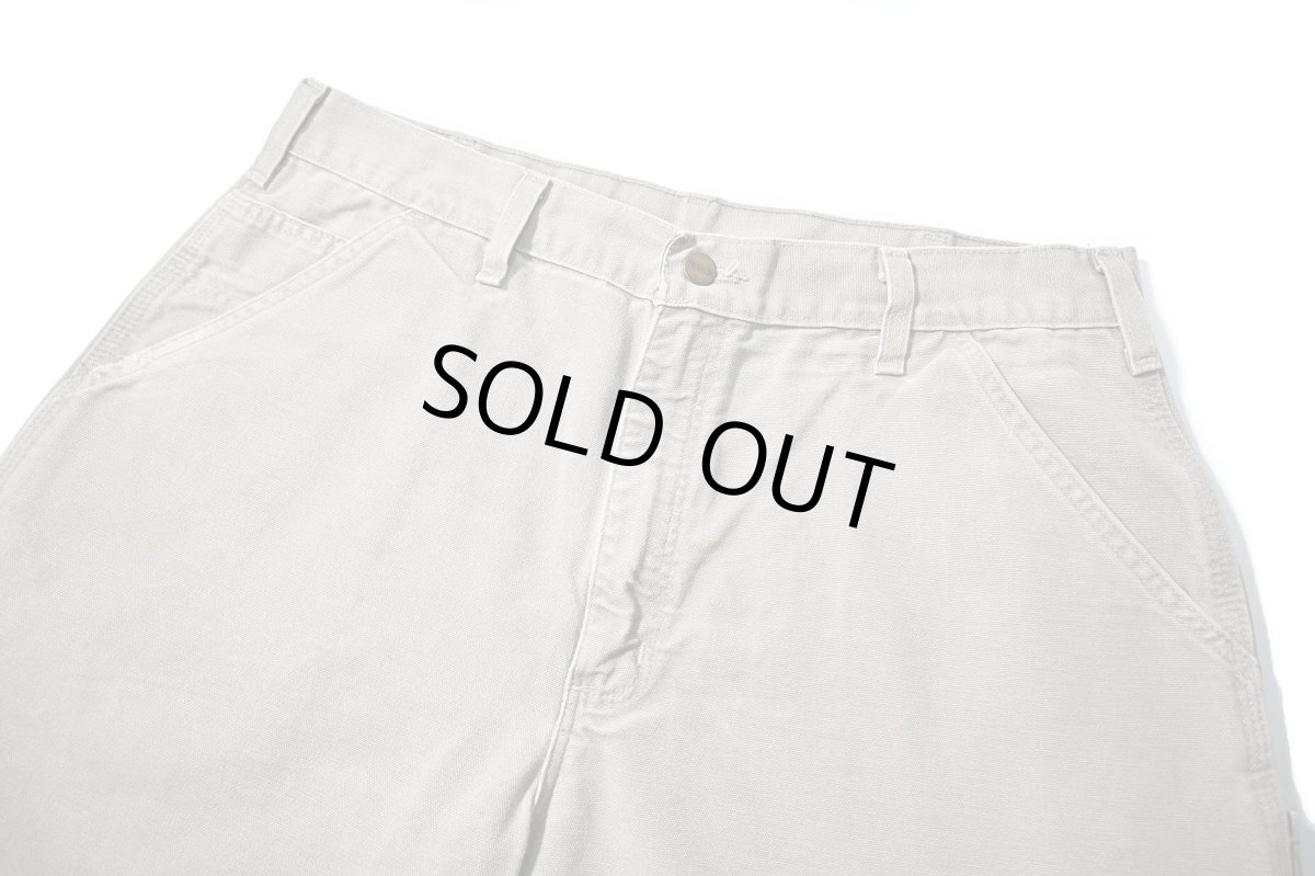 画像2: 02' Used Carhartt Duck Work Short Desert (2)