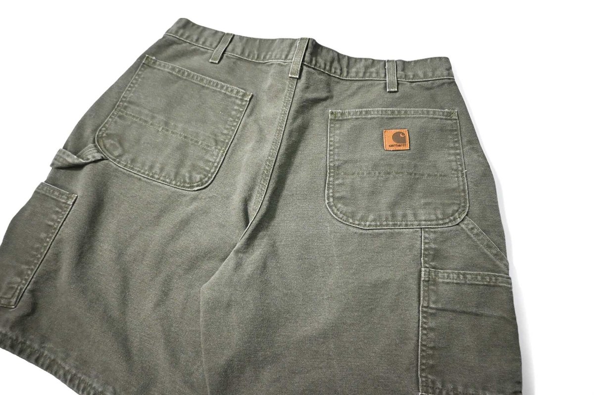 画像3: 06' Used Carhartt Duck Work Short Moss (3)