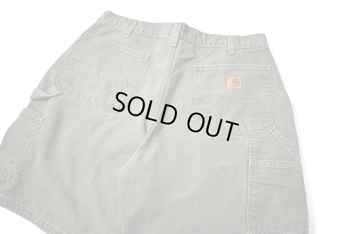 画像3: 06' Used Carhartt Duck Work Shorts Moss (3)