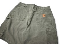 画像3: 06' Used Carhartt Duck Work Short Moss (3)