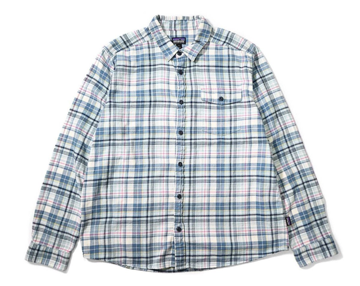 画像1: Used patagonia Lightweight Fjord Flannel Shirt パタゴニア (1)