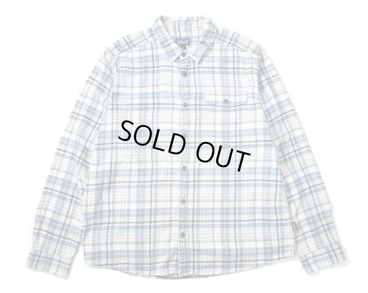 画像1: Used patagonia Lightweight Fjord Flannel Shirt パタゴニア (1)