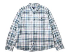 画像1: Used patagonia Lightweight Fjord Flannel Shirt パタゴニア (1)
